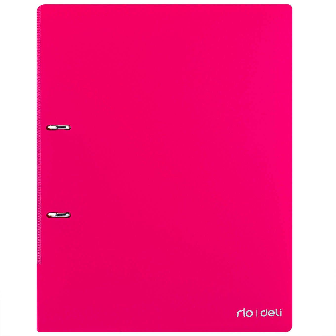 Segregator ringowy Deli seria Rio PP różowy E38130_PINK WPC